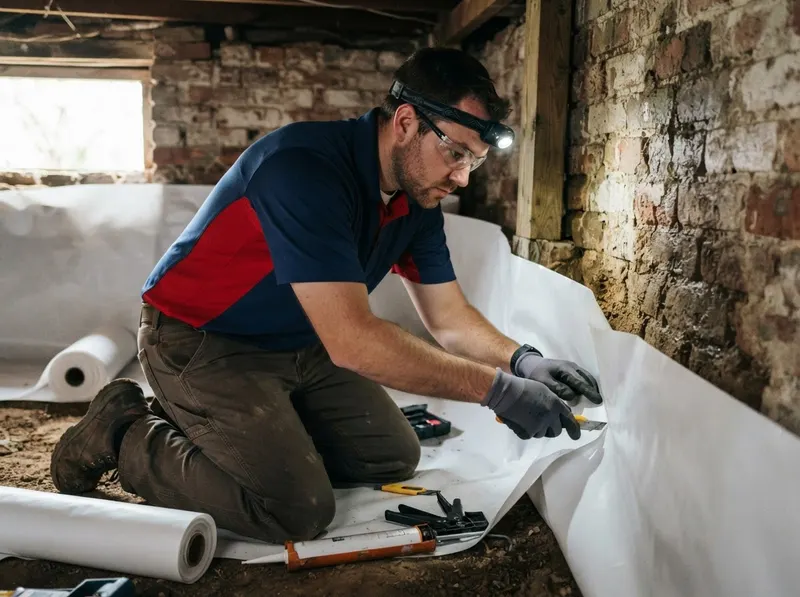 Historic Foundation Encapsulation and Moisture Barrier in Richmond, VA